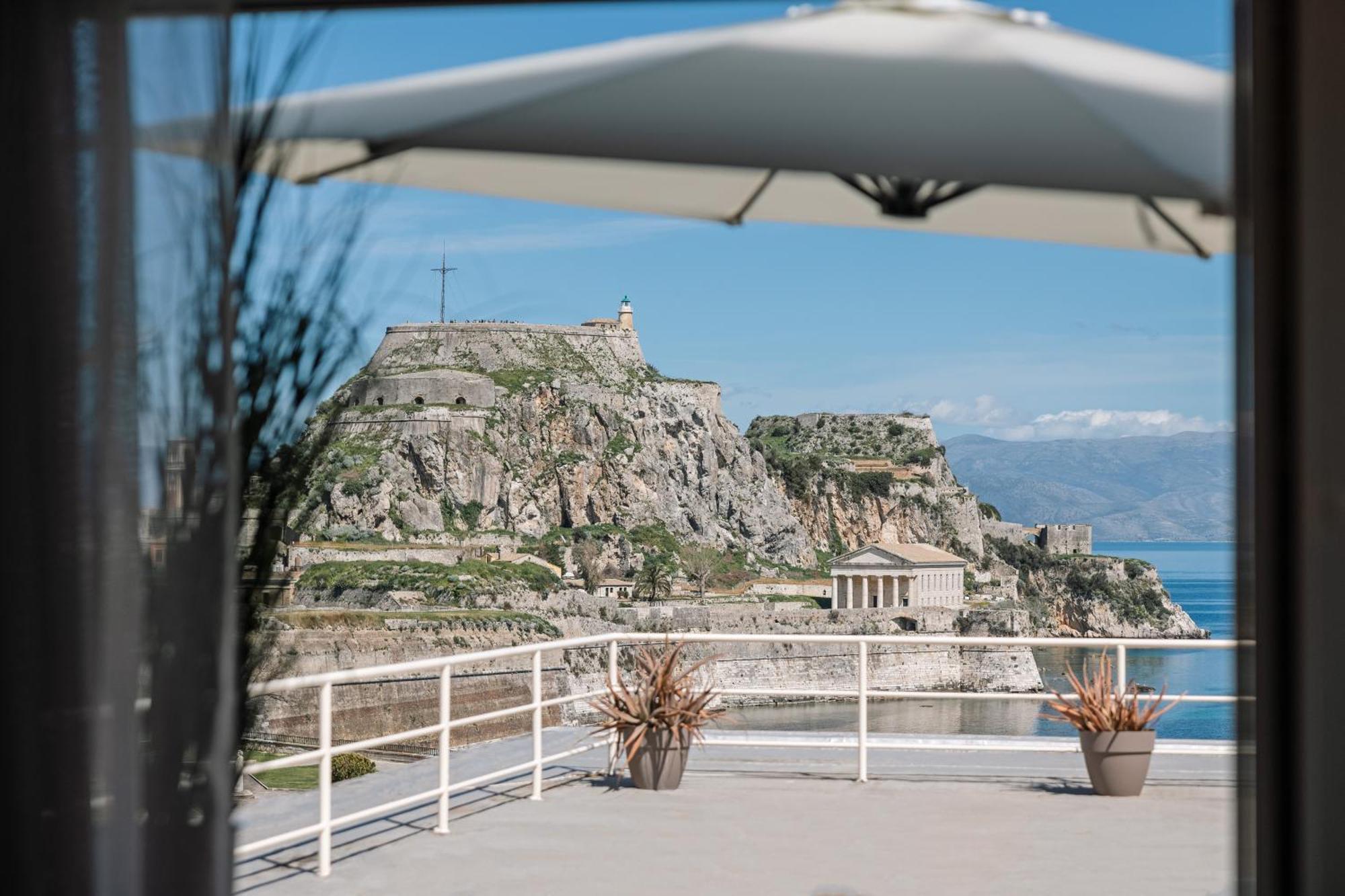 Old Fortress View Roof Top Apartment By Konnect Corfu  Eksteriør bilde