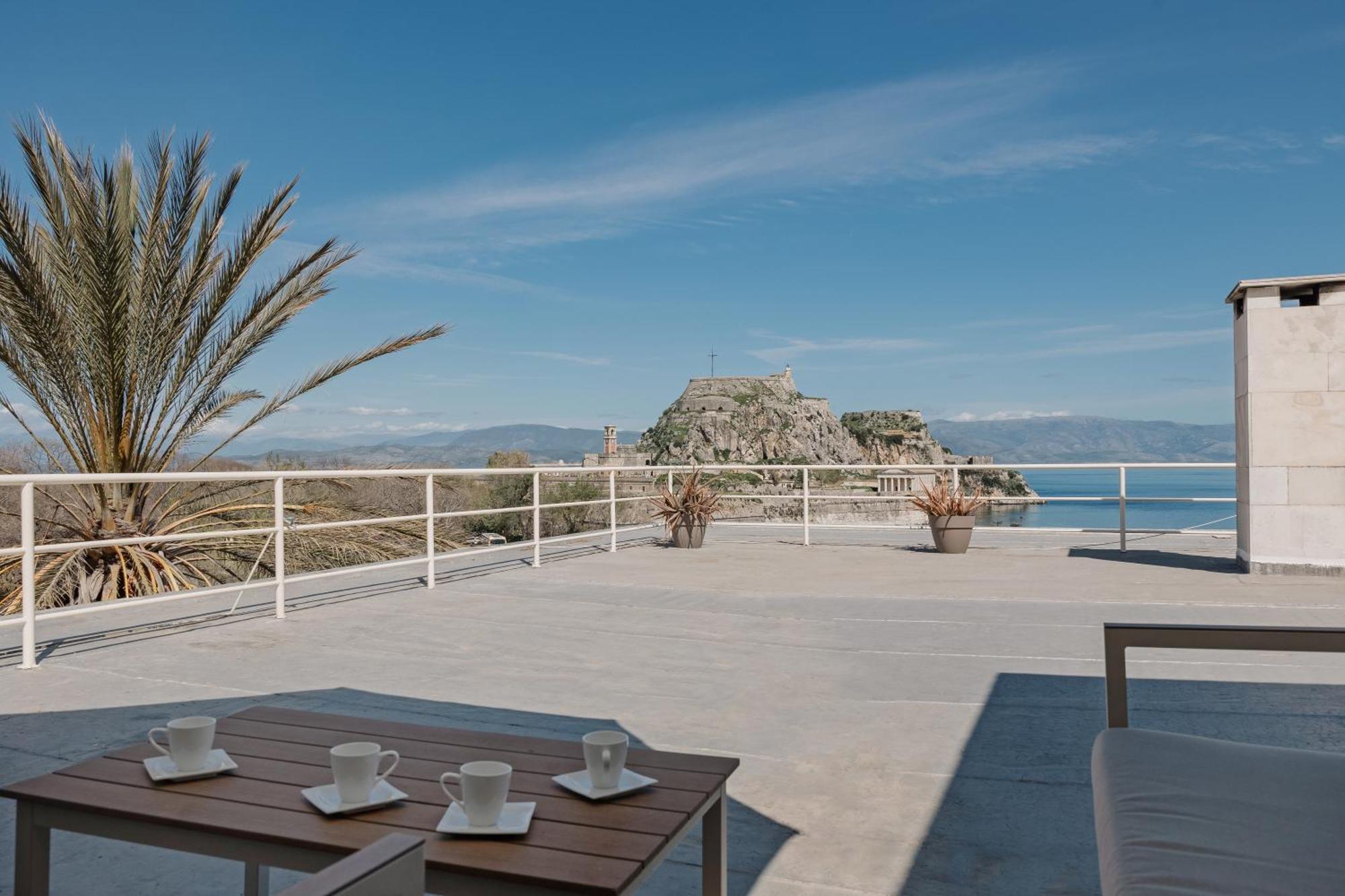 Old Fortress View Roof Top Apartment By Konnect Corfu  Eksteriør bilde